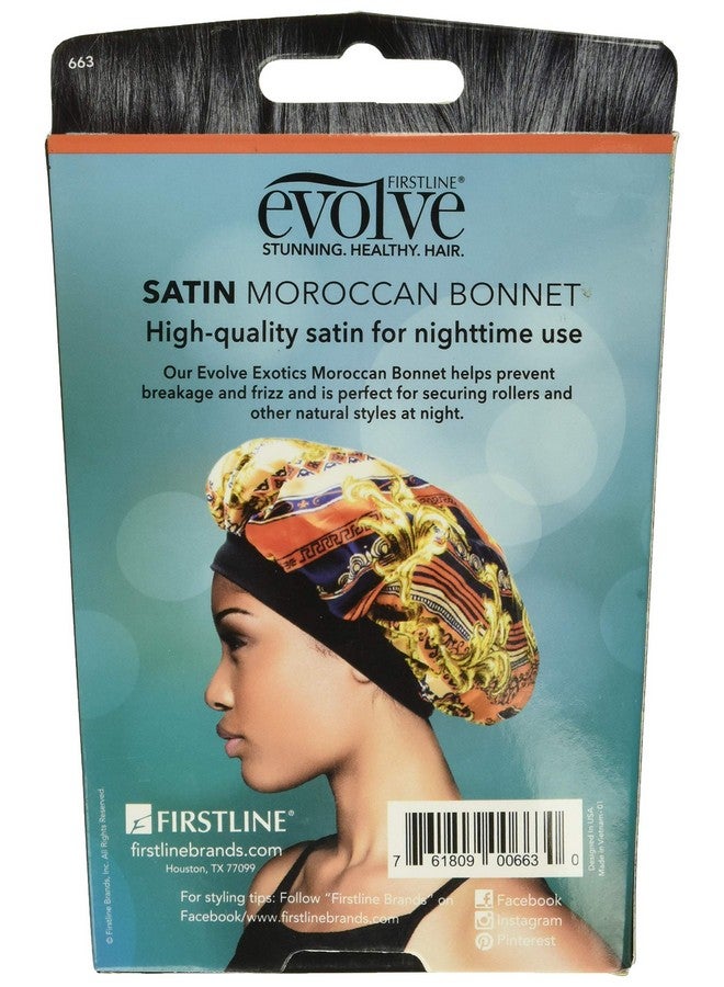 Evolve Exotics Satin Bonnet Moroccan Assorted Prints - Image 2