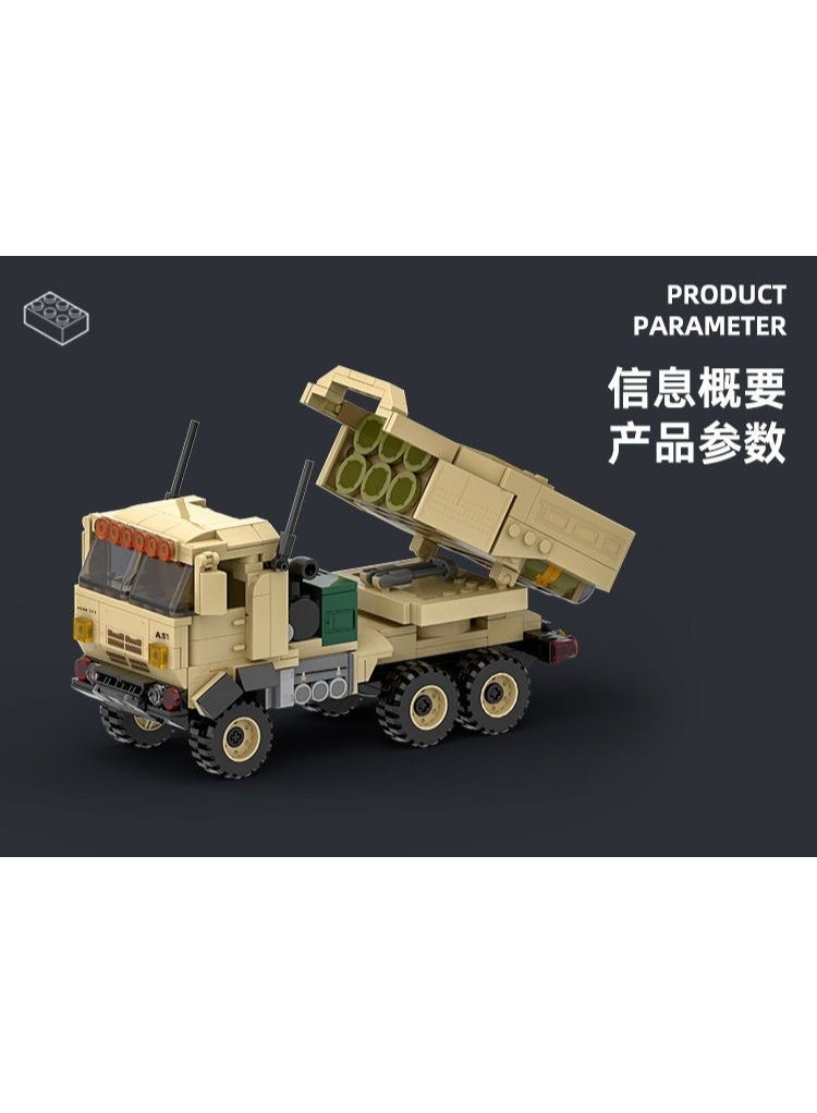 wange M142 HIMARS Building Blocks Set 3511 (Age 6+, 457 Pieces) - Image 3