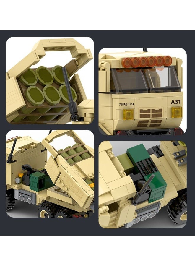 wange M142 HIMARS Building Blocks Set 3511 (Age 6+, 457 Pieces) - Image 4