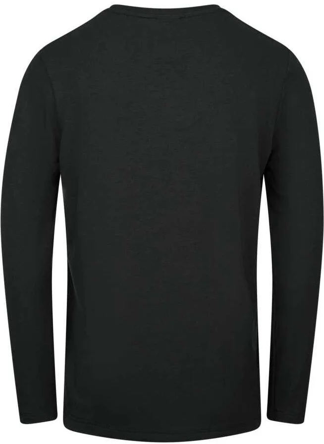 تو اي اس Vernon Men's Long Sleeve Viloft T-Shirt Black VERMFBSS24-0924