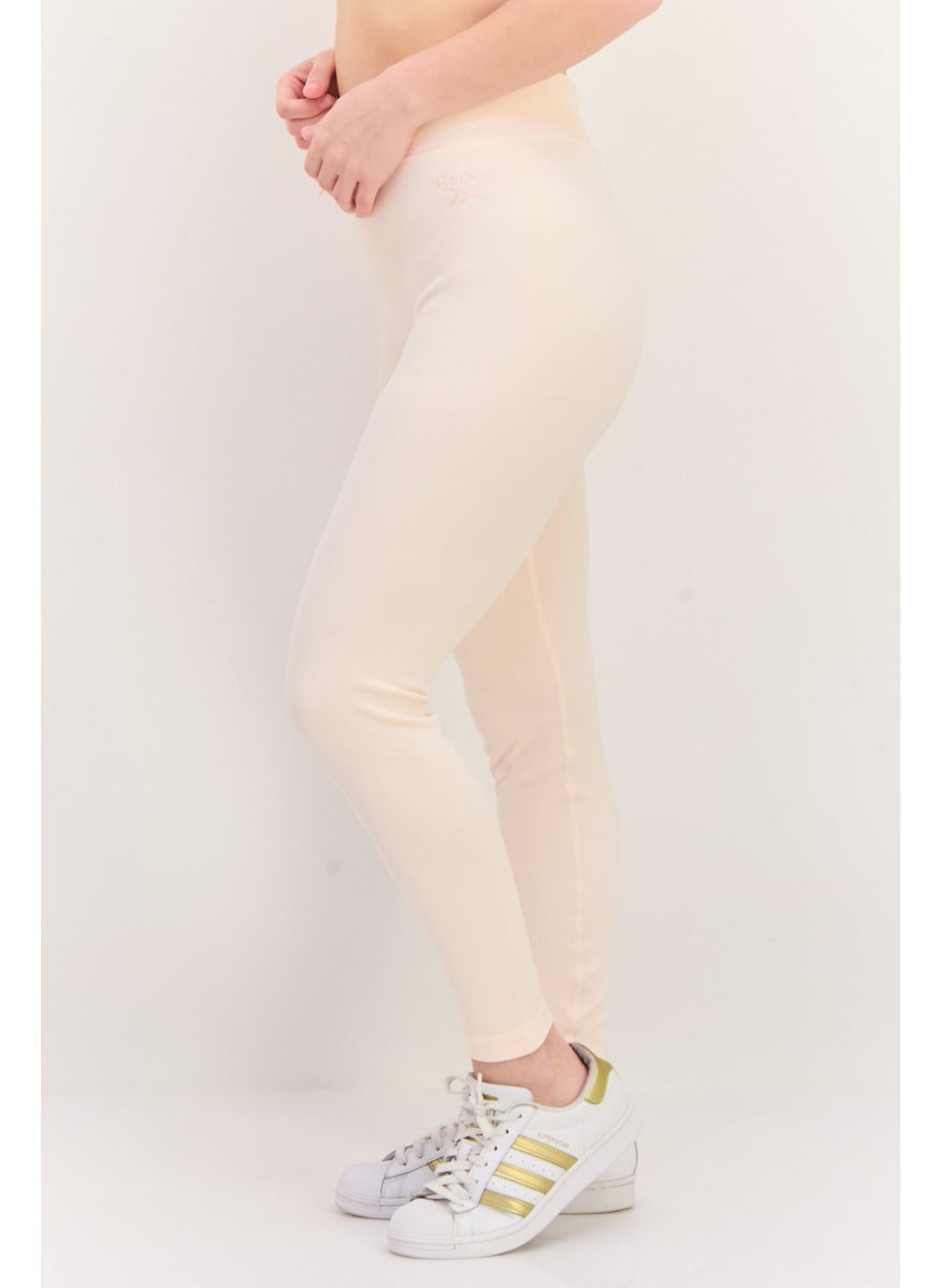Reebok Women Sportswear Fit Training Leggings, Light Pink  - Image 4