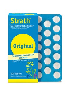 Bio-Strath Strath Nutritional Yeast Tablets - Vegetarian, Lactose Free, Artificial Additive Free - Digestive Support, Nutrient Absorption - Unflavored Daily Supplement - Prebiotic and Postbiotic  - Image 1