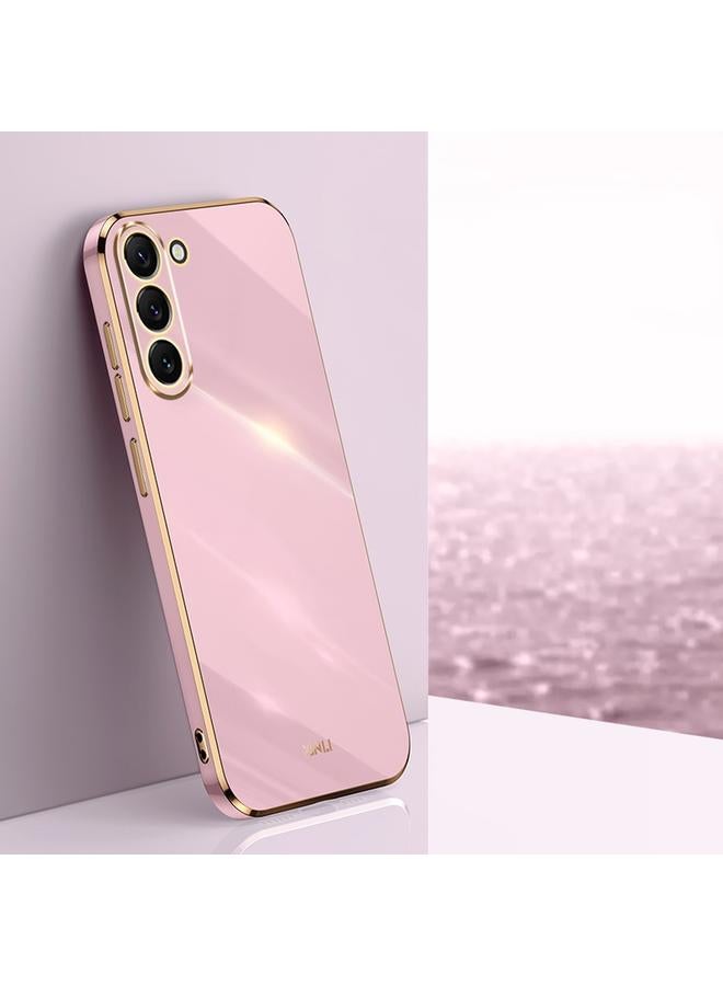 اس-توب جراب لهاتف Samsung Galaxy S23+ 5G من XINLI، جراب هاتف TPU مطلي بالكهرباء 6D بحافة مستقيمة - Image 1