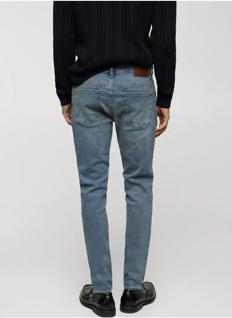 مانجو مان Skinny Fit Mid Wash Jeans