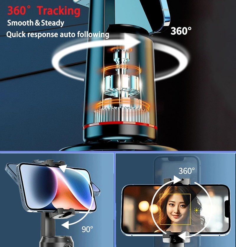 أورلينيك حامل ثلاثي القوائم Orlenic 360° مع تتبع تلقائي للوجه للهواتف الذكية - بث مباشر، تدوين فيديو، ومكالمات فيديو بدون استخدام اليدين
الميزات: - Image 2