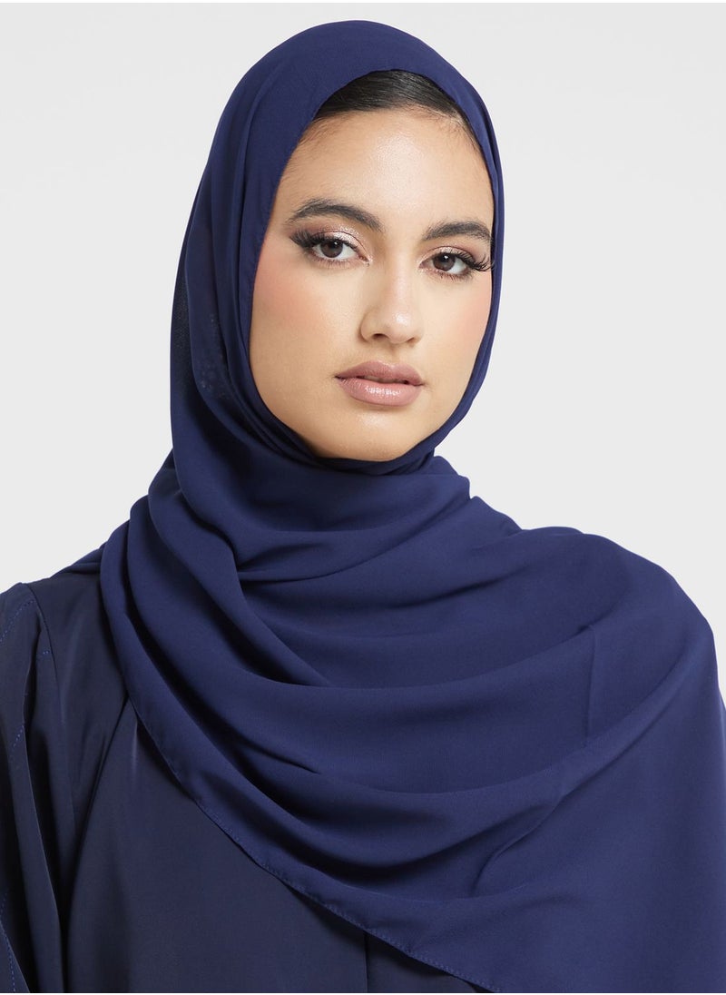 hayas closet - Embroidered V-Neck Abaya - Image 1