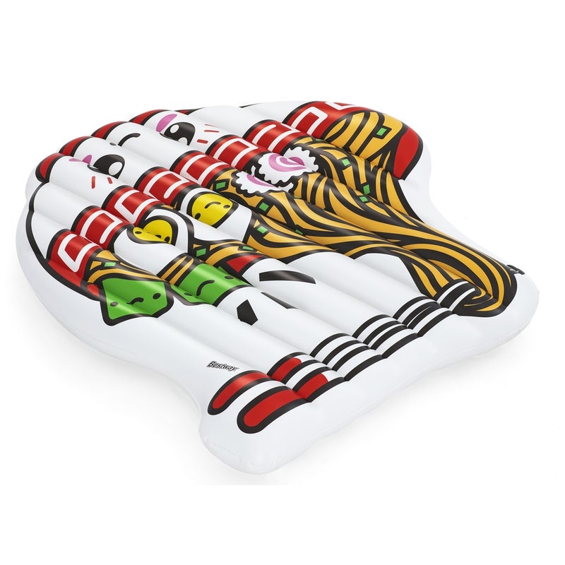 بست واي مرتبة عائمة علي شكل طبق نودلز قابل للنفخ 176x155x24 سم - 43841 - Image 2