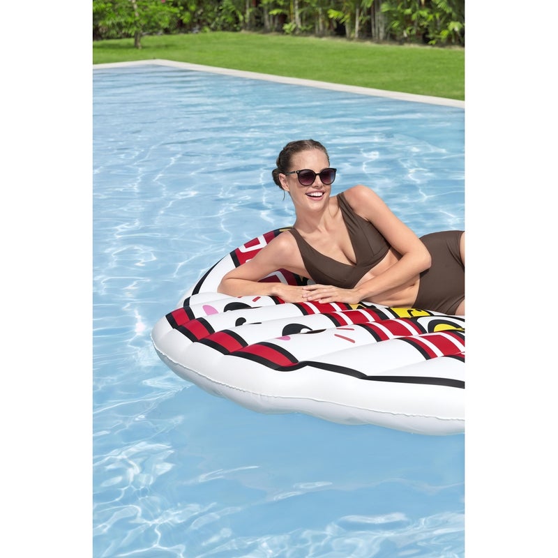 بست واي مرتبة عائمة علي شكل طبق نودلز قابل للنفخ 176x155x24 سم - 43841 - Image 5