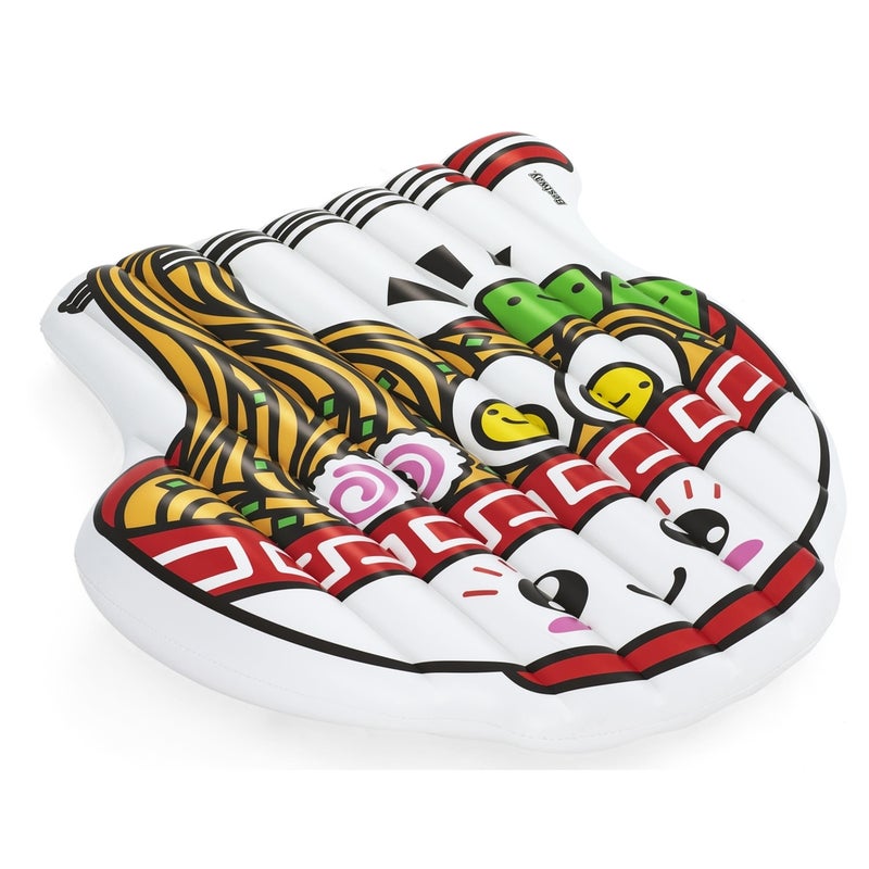 بست واي مرتبة عائمة علي شكل طبق نودلز قابل للنفخ 176x155x24 سم - 43841 - Image 4