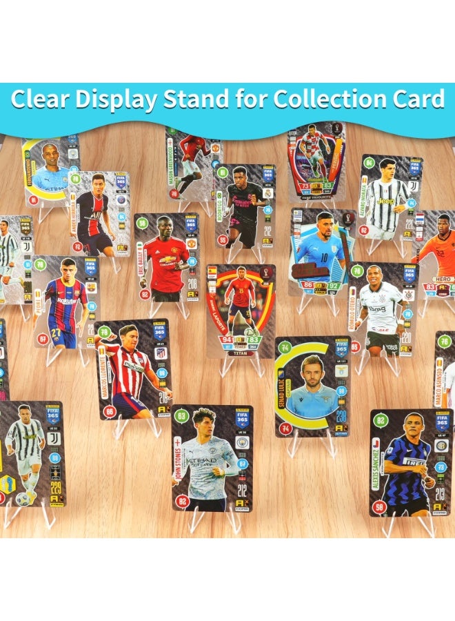 Fanski Card Display Stand, 20 Pack Small Easel Stand, Acrylic Picture Holder Stands, for Challenge Coin Graded Card Sports Card Trading Card PSA Card Baseball Card (2.2 Inch Tall) - Image 4