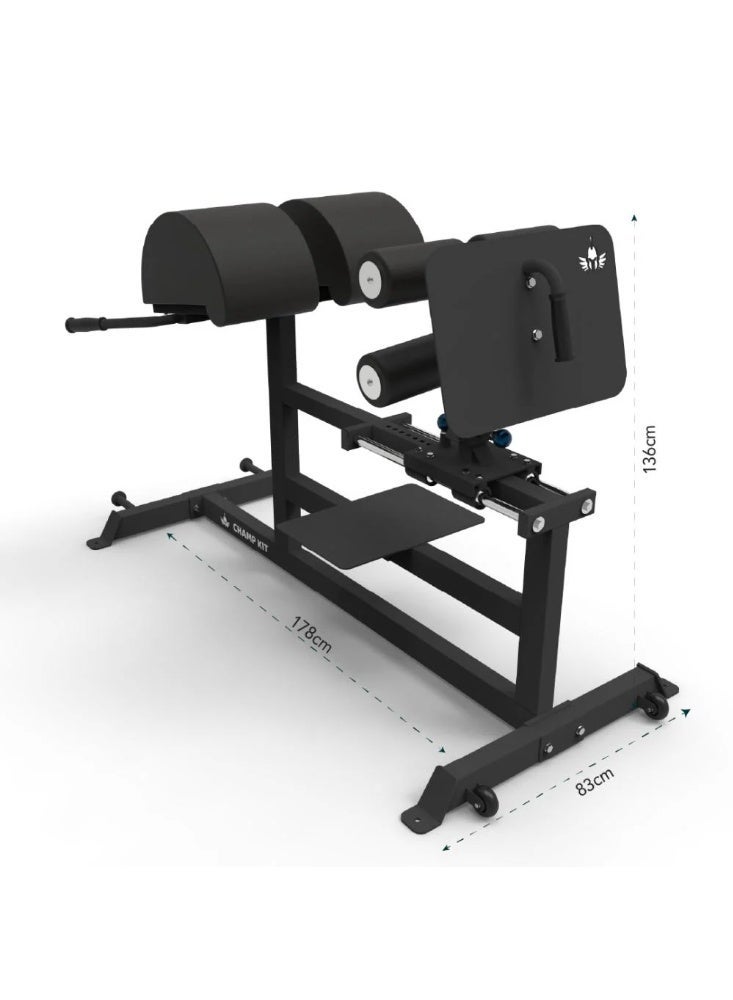 Champ Kit GHD Back and Glute Extension Machine for Home Gym - Image 2