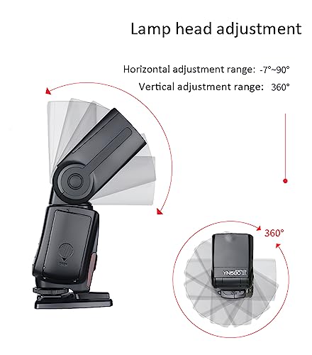 YONGNUO فلاش يونغنيو YN 560 III الاحترافي، GN58 مستقبل 2.4G، نظام استقبال مدمج، YN560 III YN-560III YN560III لكاميرات كانون نيكون بينتاكس أوليمبوس - Image 3