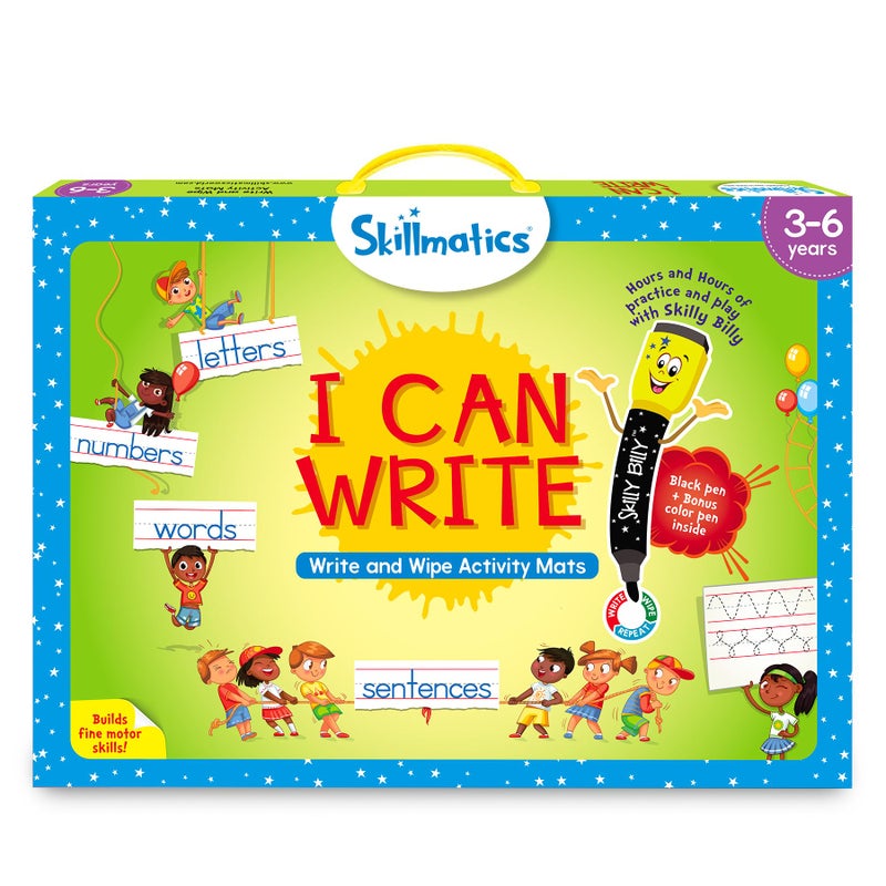 Skillmatics I Can Write Reusable Preschool Learning Activities Educational Toy and Game Back to School Supplies Gifts for Students Kids Toddlers Ages 3 4 5 6 - Image 4