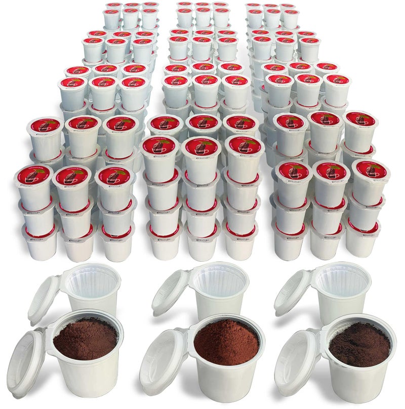 288 iFillCup Pods Use Your Favorite Coffee Fits all K Cup Brewers Make Your Own Pods in Seconds Save Hundreds A Year DeepBrew Filter Holds 50 More Coffee for Richer Larger Brew Red