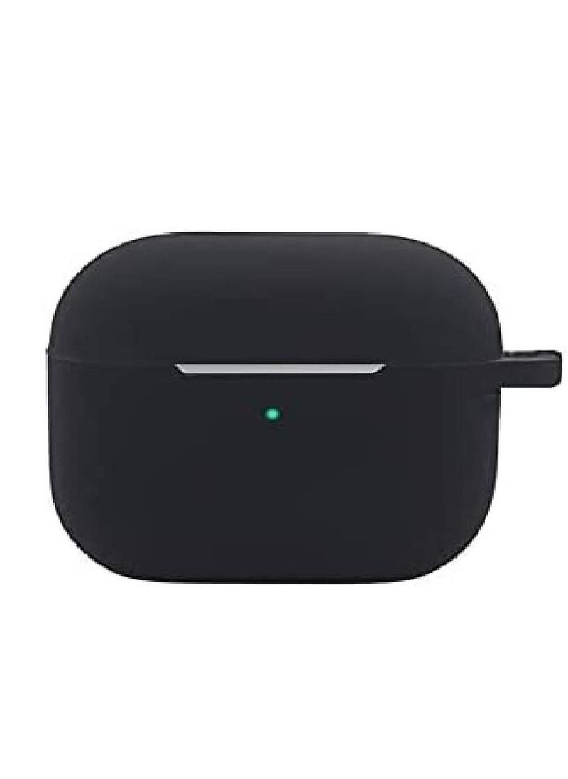 Generic - Protective Case Skin Cover with Keychain and Lock for Apple Airpods 3 Case Women Men Black - Image 1