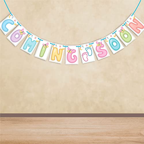 Wobbox Baby Shower Decoration Items| Baby Shower Photo Booth Props for Photoshoot, Baby Shower Bunting Banner, Mom to Be Daddy to Be Decoration, Godh Bharai Decoration Kit-(FP1823) - Image 4