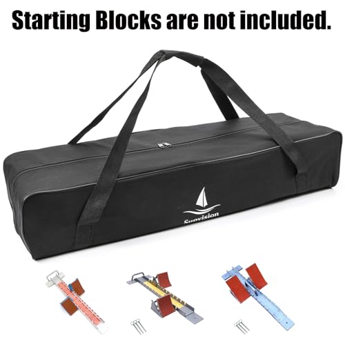 Supvision 374in Foldable Duffle Bag Fits Starting Blocks with an Overall Length of Less Than 35 Inches Extra Large Travel DuffelTote GymBag with Zippers and Handles Sports Oxford Cloth Bags - Image 3