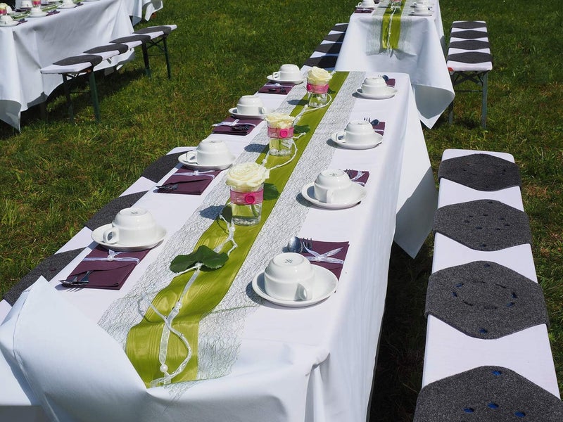 Obstal 210GSM Rectangle Table Cloth, Water Resistance Microfiber Tablecloth, Decorative Fabric Table Cover for Outdoor and Indoor Use (White,60x84 Inch) - Image 5