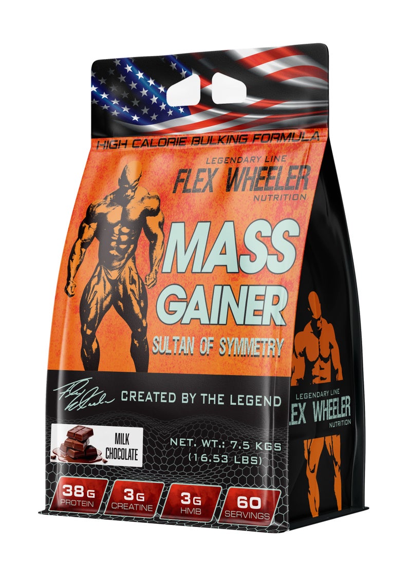 Flex Wheeler Nutrition - Legendary Mass Gainer Protein 16.53 lbs - Maximum Muscle Growth Formula (Chocolate) - Image 1