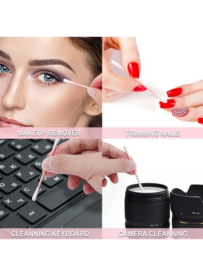 اتش كيو اس ال سوند عبوة من 400 قطعة من أعواد القطن، مغلفة بشكل فردي، أعواد ورقية مزدوجة الأطراف مغلفة بشكل فردي للأذن، وأدوات المكياج (طرف حلزوني دائري) - Image 5