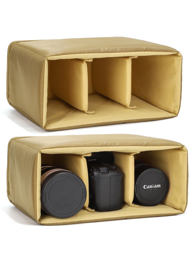 Digital SLR Camera Storage Bag Removable Independent Liner Shockproof Drop-proof Thickened Liner Bag-Color:008s-6 Vertical Style  - Image 2