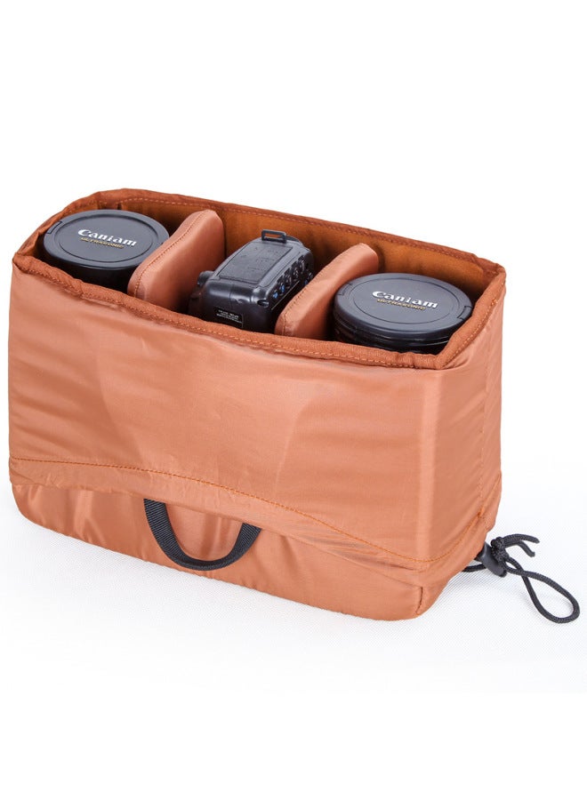 Digital SLR Camera Storage Bag Removable Independent Liner Shockproof Drop-proof Thickened Liner Bag-Color:008s-6 Vertical Style  - Image 1