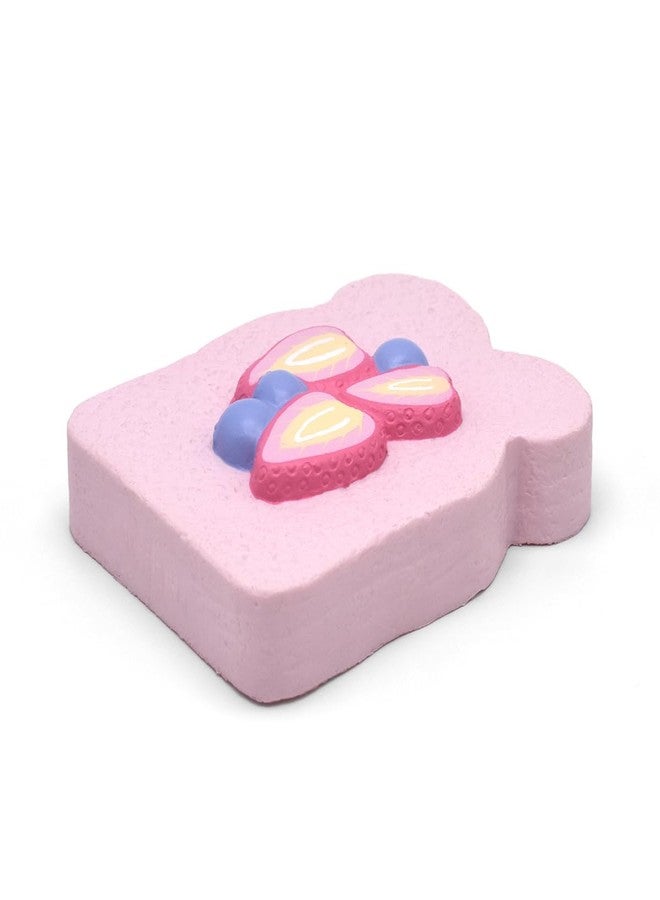 Kiibru Sliced Toast Squishy Jumbo Bread Scented Stressrelief Fidget Squishies Toy Collection (Pink) - Image 4