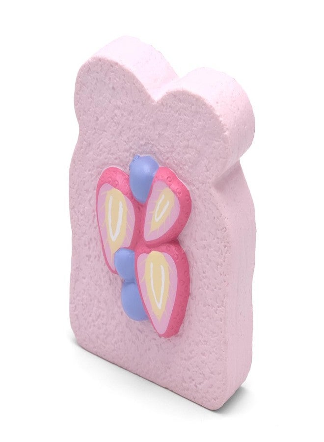 Kiibru Sliced Toast Squishy Jumbo Bread Scented Stressrelief Fidget Squishies Toy Collection (Pink) - Image 3