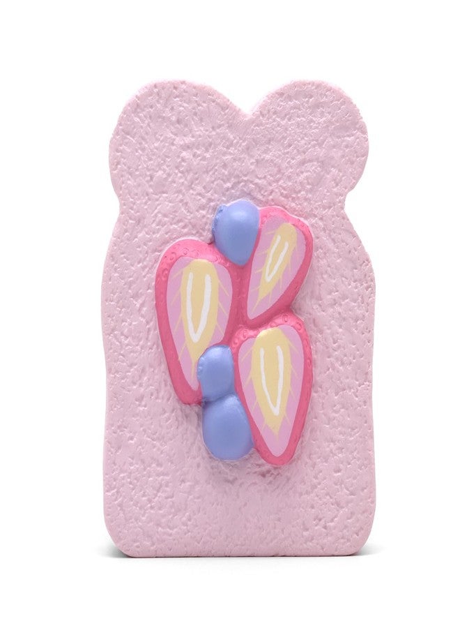 Kiibru Sliced Toast Squishy Jumbo Bread Scented Stressrelief Fidget Squishies Toy Collection (Pink) - Image 1