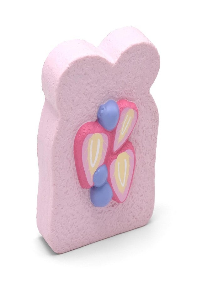 Kiibru Sliced Toast Squishy Jumbo Bread Scented Stressrelief Fidget Squishies Toy Collection (Pink) - Image 2