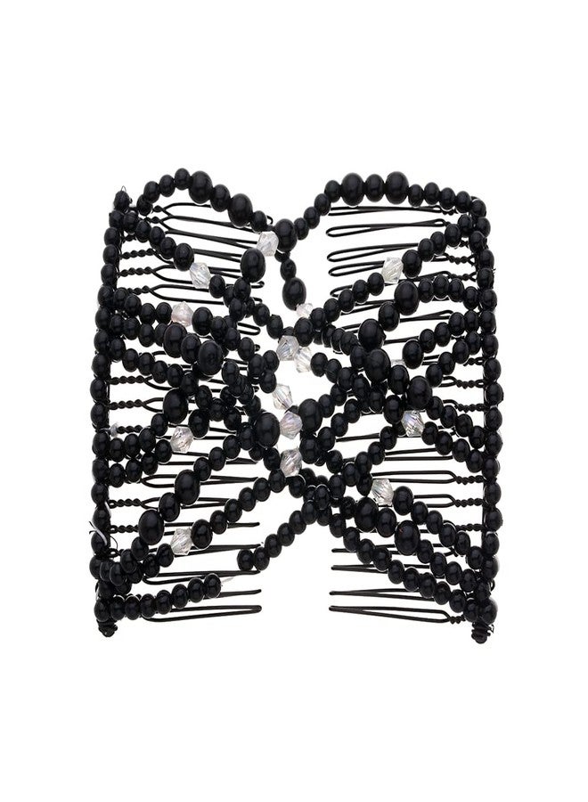Ruihfas Stretchable Hair Combs Clips Hairpins Easy Stretch Double Slides Combs for Women Girls DIY Hair Styling Accessories, Pack of 4 - Image 3