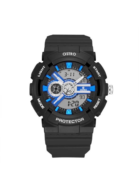 أسترو Astro A24807-PPBBN Kids Analog-Digital Display Watch & Polyurethane Strap Black