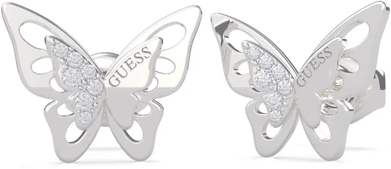 جس Guess press stud earring