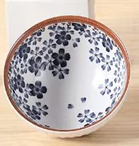 DANSR Dansr Porcelain Japanese Ramen Bowls And Spoons Set With Chopsticks Small Bowls For Pho Rice Or Soup And Noodles 6 Piece Set Bowl I 4B2P Multicolor 120 Milliliter 120 Ml  - Image 2