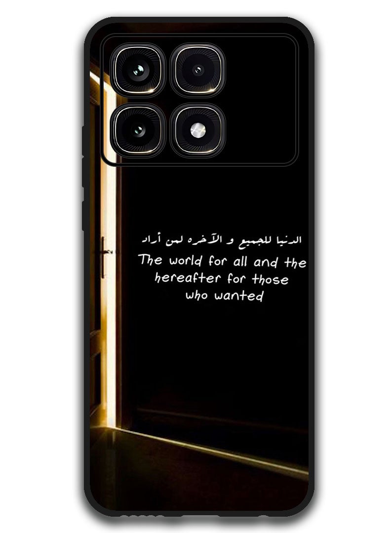 Theodor Protective Case Anti Scratch Shock Proof Bumper Cover For Xiaomi Redmi K70 Ultra Arabic Design (99) - Image 1