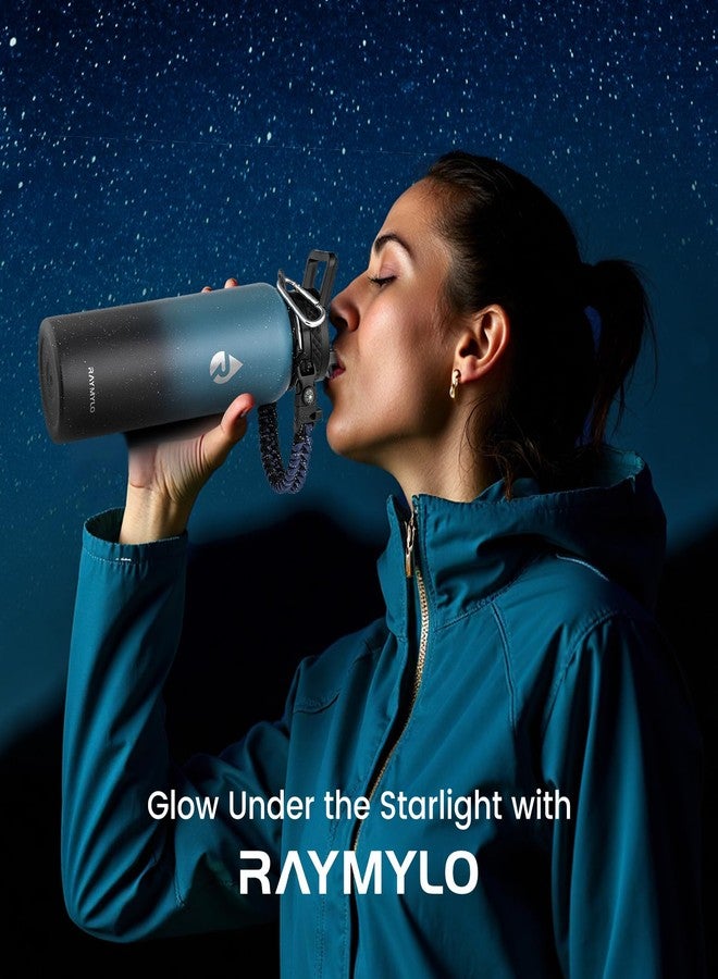 RAYMYLO 40oz Insulated Water Bottle, Triple Wall Vacuum Stainless Steel Water Bottles - Keeps Cold 48H, Reusable Metal water flask Jug for Gym, Sports, Camping, Hiking,Travel, Midnight Blue Speckle - Image 2