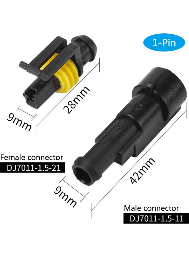 Loquat 240-Piece Waterproof 1-6 Pin Electrical Wire Connector Set - Image 4