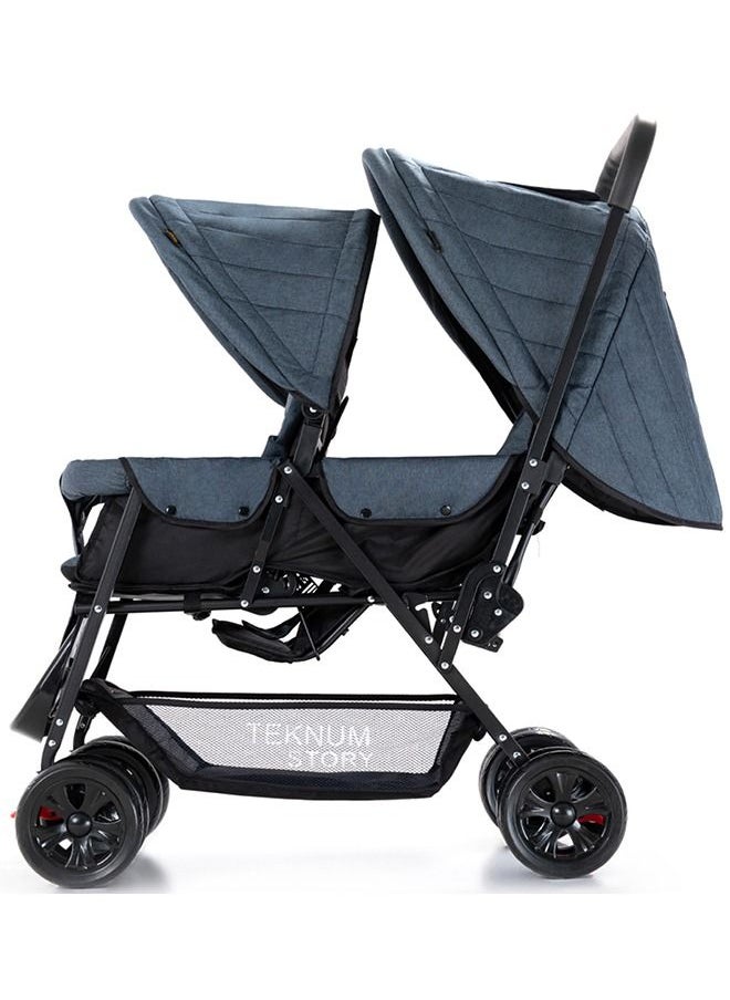 عربة أطفال مزدوجة بخطافات - رمادي - pzsku/Z6418DEE69FE7E4466ADAZ/45/_/1644391255/ae9b2b02-5f78-4a2e-ad87-69ecef798062