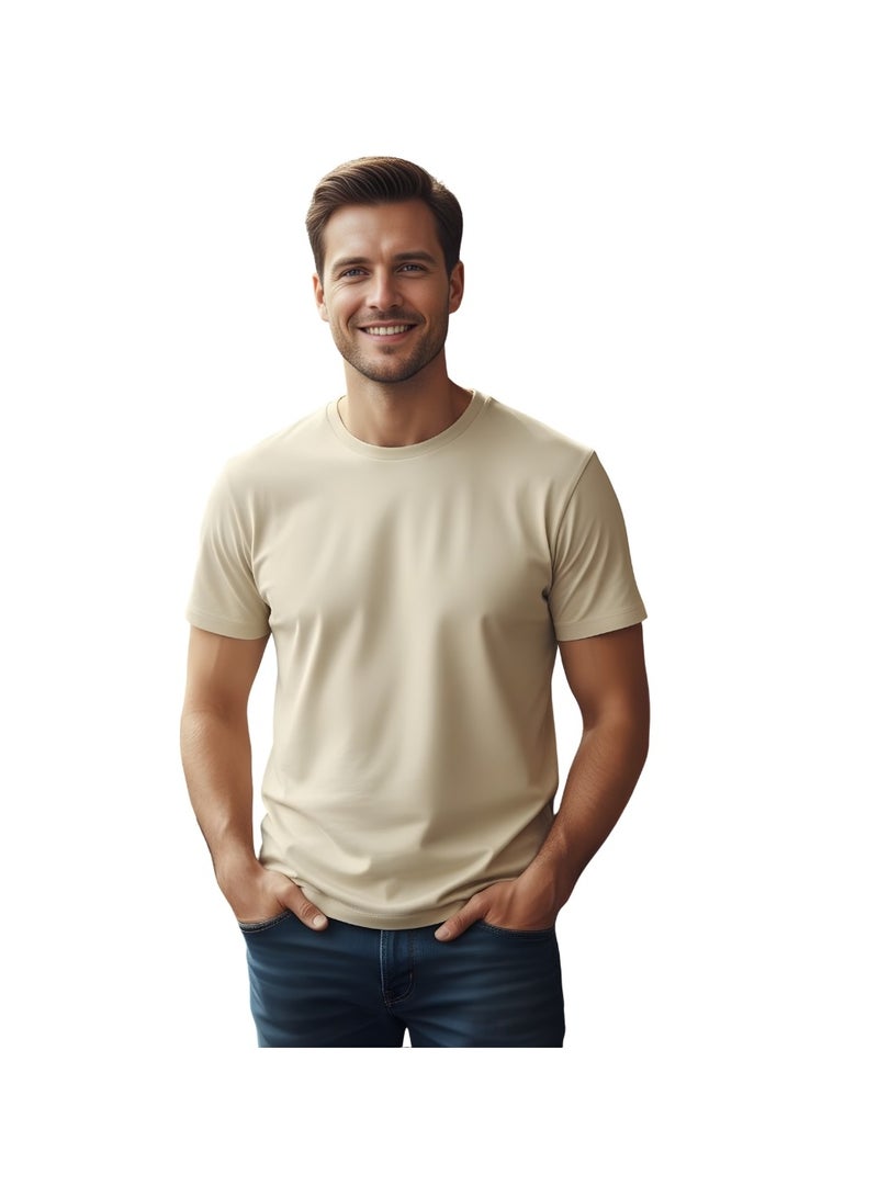 PRINTSHOP4ME 10 pcs Adult Round Neck Combed Men's T Shirt 190 GSM Pure Cotton Basic Colors - Image 2