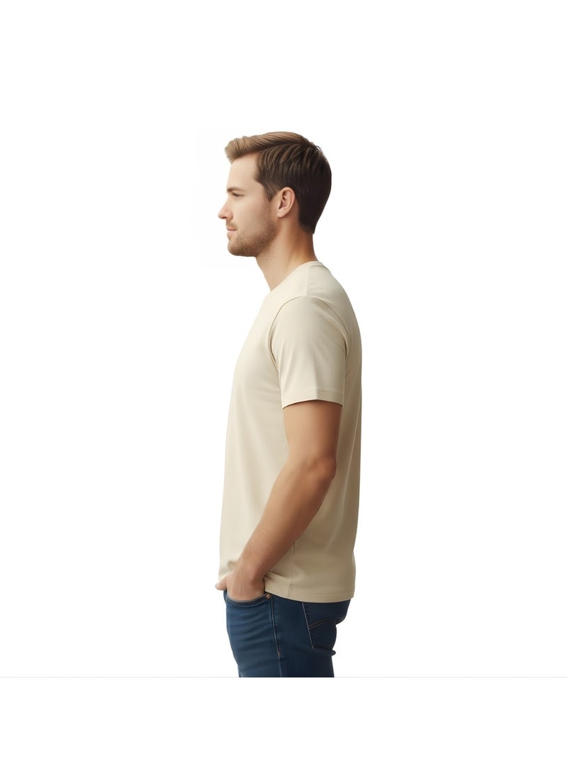 PRINTSHOP4ME 10 pcs Adult Round Neck Combed Men's T Shirt 190 GSM Pure Cotton Basic Colors - Image 4