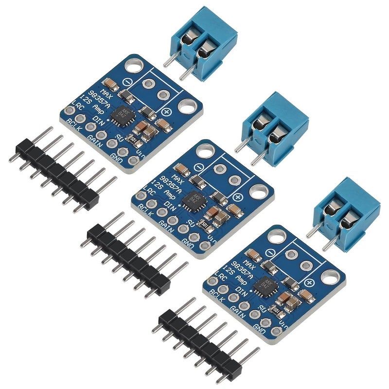 3 قطع من لوحة تضخيم MAX98357 I2S 3W فئة D مع فك تشفير I2S DAC للصوت، متوافقة مع Raspberry Pi وESP32 وArduino Zero - Image 1