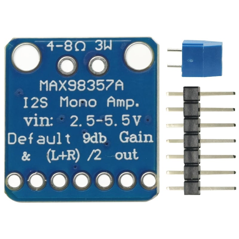 3 قطع من لوحة تضخيم MAX98357 I2S 3W فئة D مع فك تشفير I2S DAC للصوت، متوافقة مع Raspberry Pi وESP32 وArduino Zero - Image 4