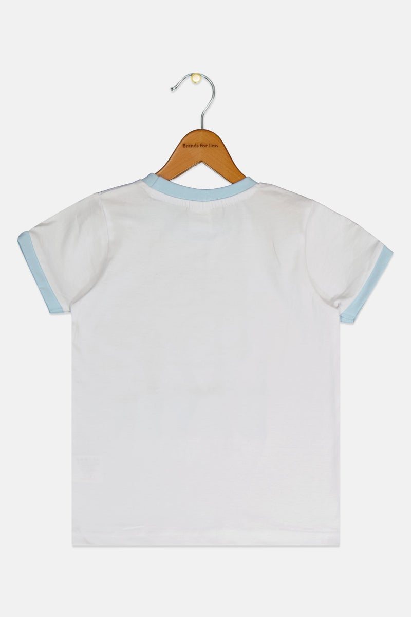 Peanuts Kids Boy Crew Neck Short Sleeve Peanuts Print T-Shirt, White - Image 2