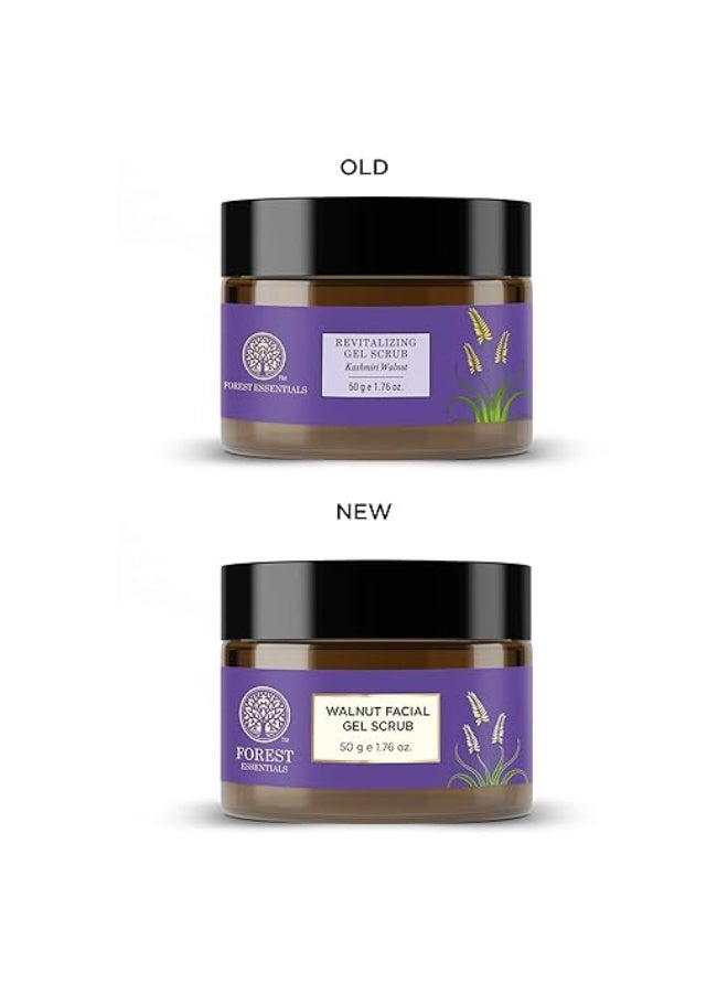 Forest Essentials Walnut Face Exfoliating Scrub For Oily Skin | Ayurvedic Tan Removal Facial Scrub | - Image 2