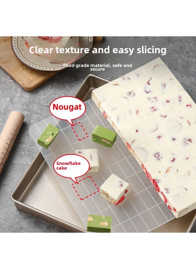 Generic - Snowflake Crisp Nougat Mold Plate Handmade Diy Suit Non-stick Cooling Shaping Square Plate Full Set Baking-Specifications: Special For Snowflake Crisp Nougat-Color:See Figure - Image 1