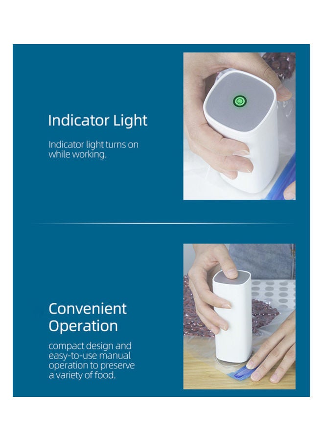 نيبمينينت مضخة تفريغ الهواء بالضغط التلقائي أبيض 13x5x5.5سم - Image 3