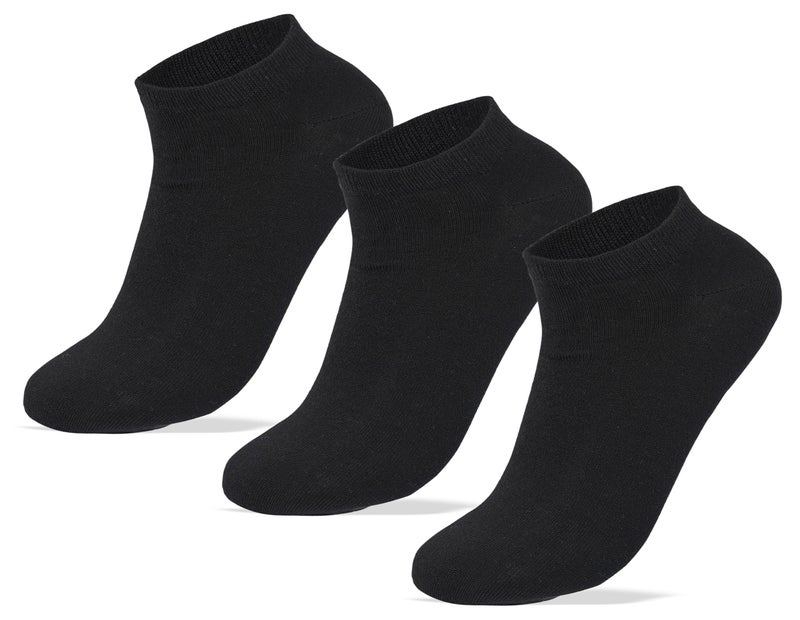 Sam Socks Set Of 3 Ankle Socks Women Black - Image 1
