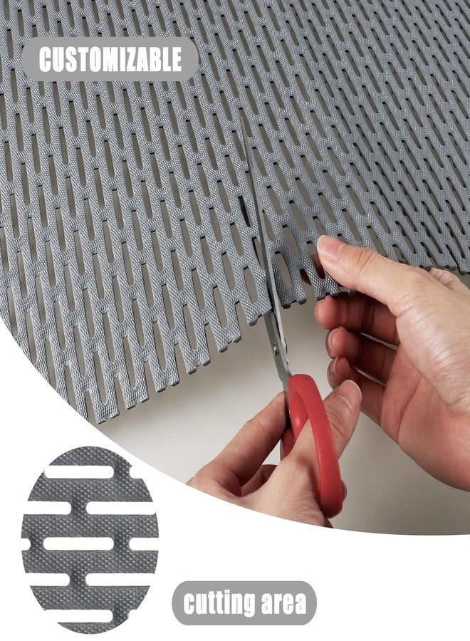 Mofonky Non Slip Shower Mat: 47" X 32" Extra Large Shower Mats for Inside Shower - PVC Quick Dry Shower Stall Mat with Hundreds Drain Holes - Image 5