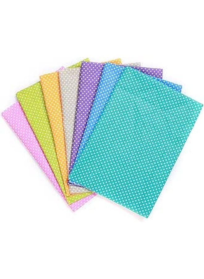 قطع قماش قطن مربعة 50 سم نمط نقطة بولكا DIY مجموعة حرف الخياطة لون عشوائي - Image 1