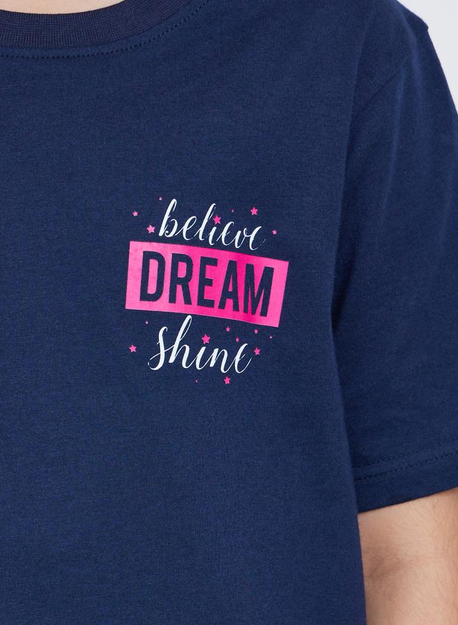 Styli Teens Cotton Printed T-Shirt and Pyjama Set - Image 4